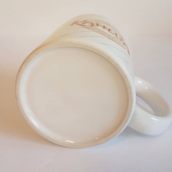 Set of 2 Vintage Kahlua Liqueur Mugs Teacups White Red Gold Kahlua Coffee Mugs - Picture 14 of 16